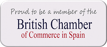 Proud to be a member of the British Chamber of Commerce in Spain