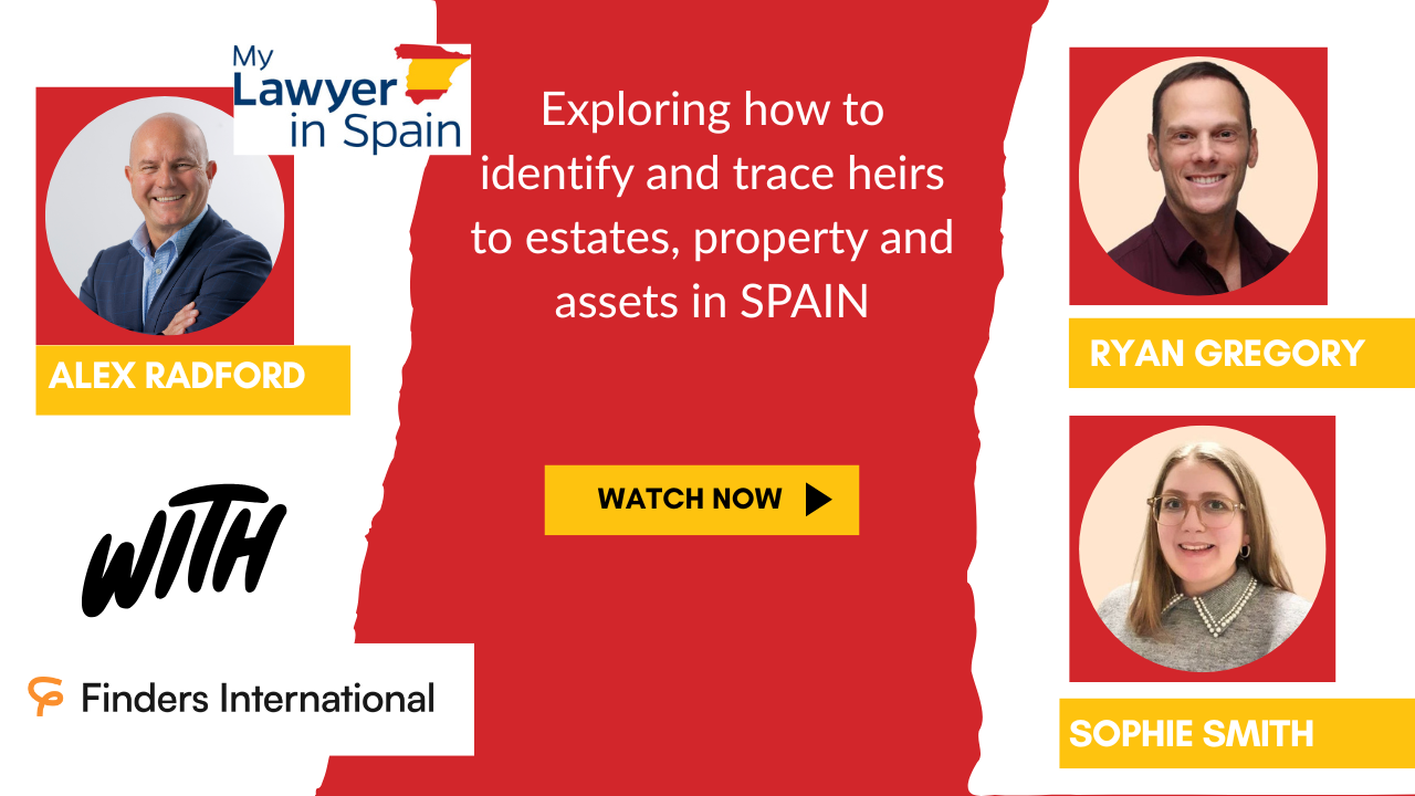 Finders International Inheritance tracing Spain