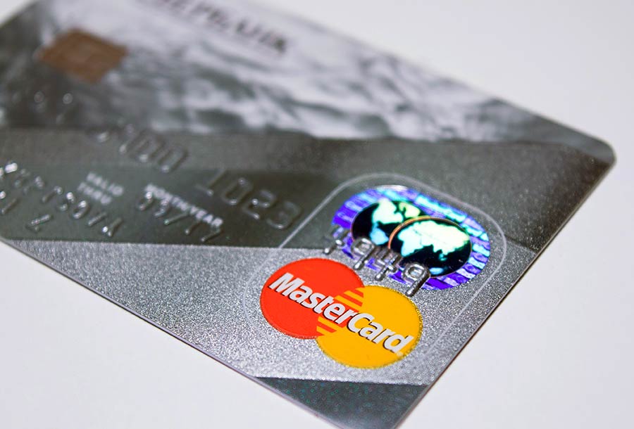 Photo of a credit card in Spain